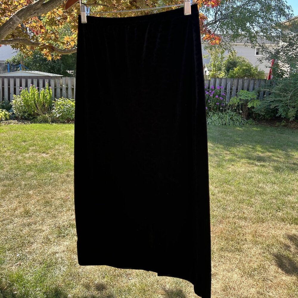 Vintage Lindor Velvet Cheetah Skirt
